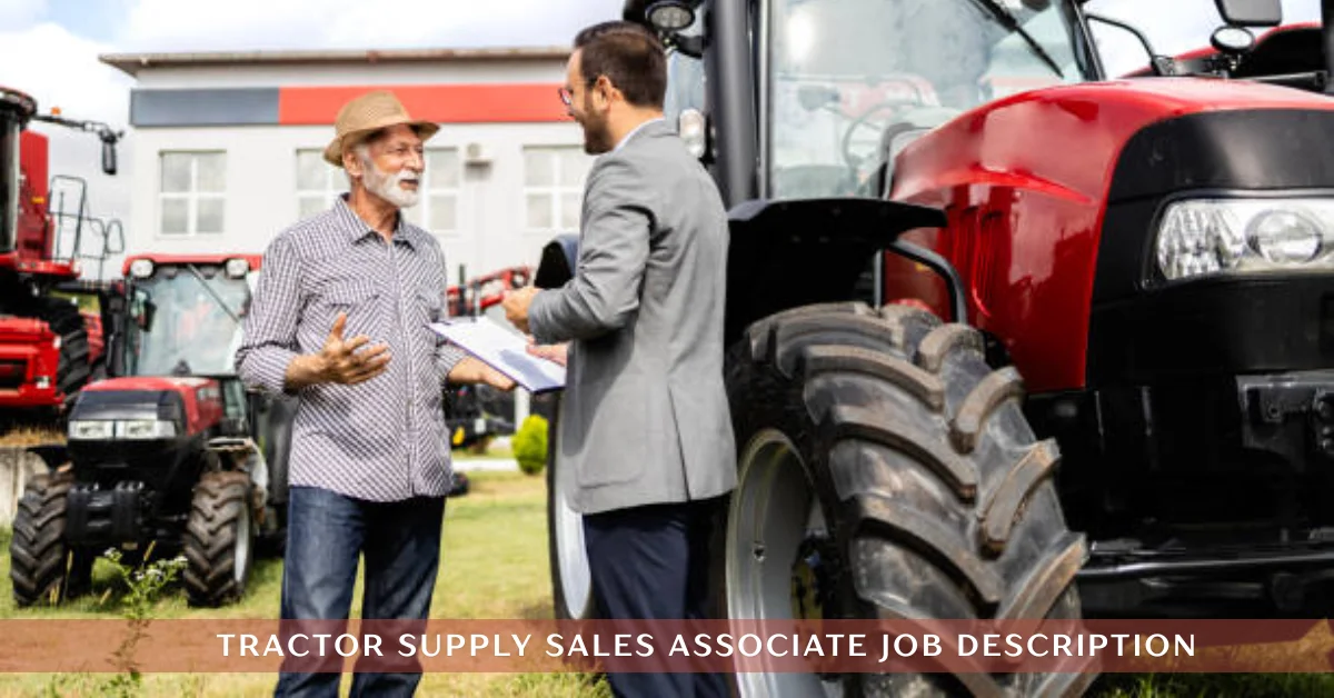 tractor supply sales associate job description