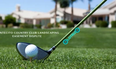 montecito country club landscaping easement dispute
